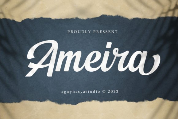 Ameira: A Script Font for Elegant Design