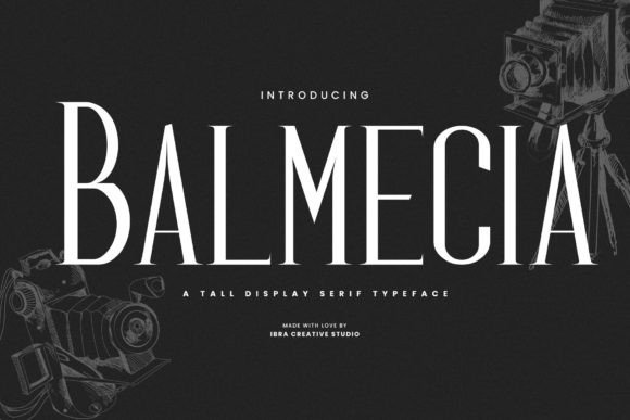 Balmecia: A Stylish Serif Font for Digital Marketing