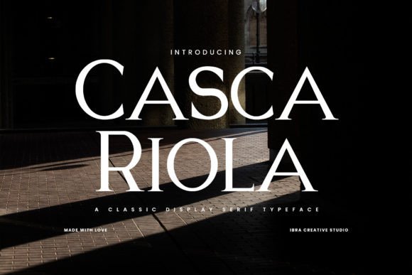Casca Riola Font for Web Design
