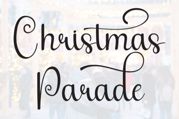 Christmas Parade Font
