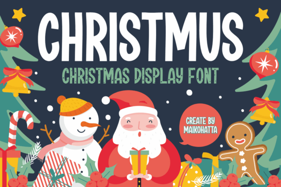 Christmus Font: Christmas Design Style