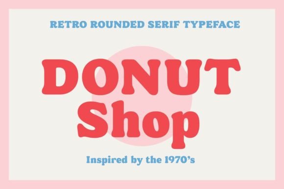 Donut Shop Font for Creative Projects