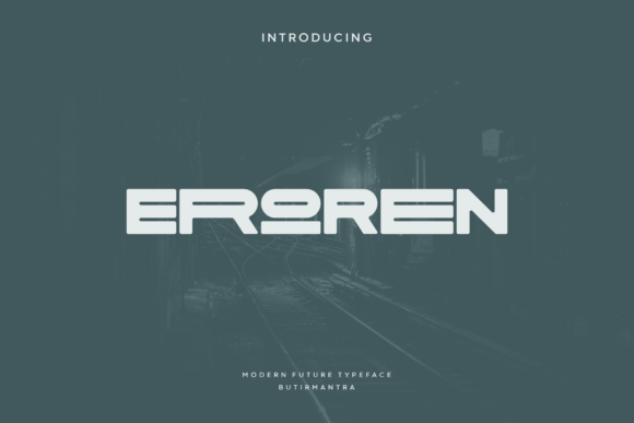 Eroren: A Bold Display Font for Campaigns