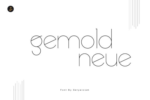 Gemold Neue Font for Editorial Design