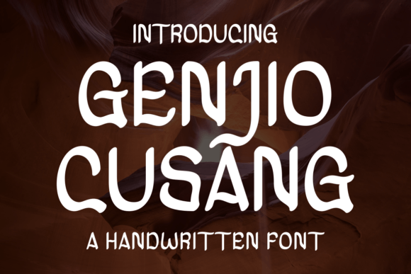 Genjio Cusang Font for Bold Branding