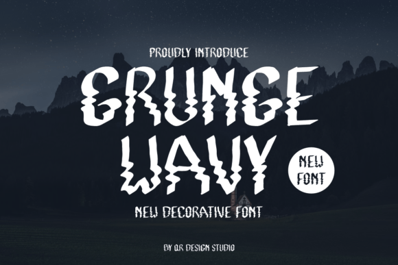 Grunge Wavy Font for Creative Projects