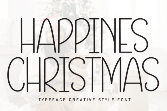 Happines Christmas Font Review
