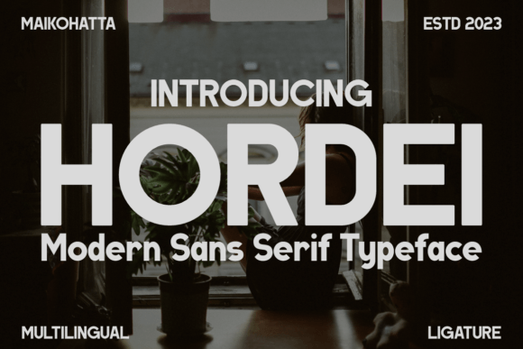Hordei Font: Bold and Beautiful