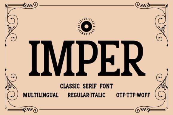 Imper: A Serif Font for Elegant Design