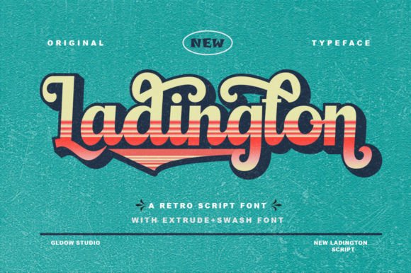 Ladington: A Retro-Modern Typeface for Creative Projects