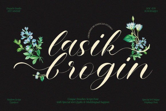 Lasik Brogin: A Font for Business Elegance