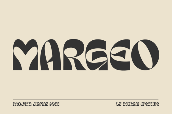 Margeo: A Modern Serif Font for Editorial Design