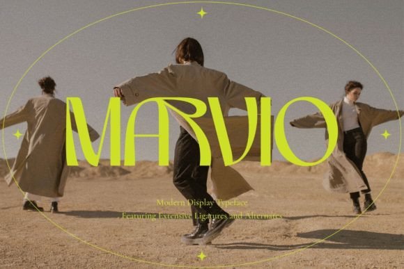 Marvio: A Bold Display Typeface