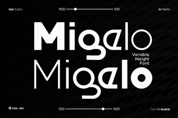 Migelo Variable Font for Web Design