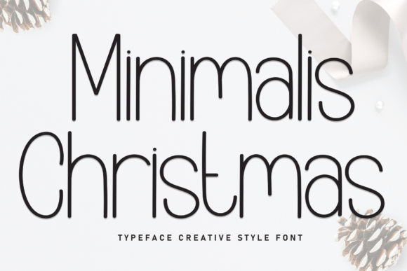 Minimalis Christmas Font