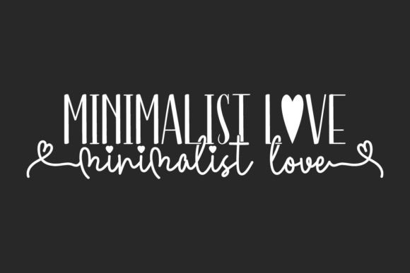 Minimalist Love Font for Business