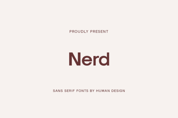 Nerd Font: A Modern Sans Serif for Creative Projects