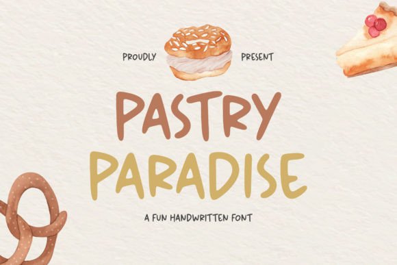 Pastry Paradise Font for Creative Brands