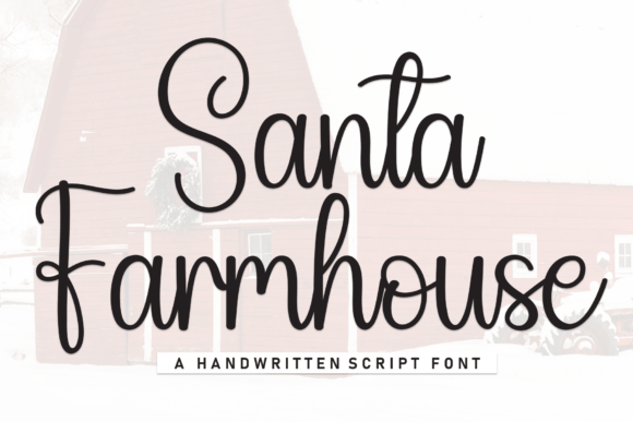 Santa Farmhouse Font for Creative Projects