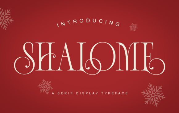 Shalome Font: Elegant Serif for Creative Projects