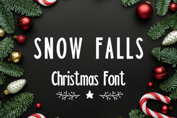 Snow Falls Font for Business Branding