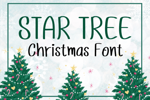 Star Tree Font for Business Branding