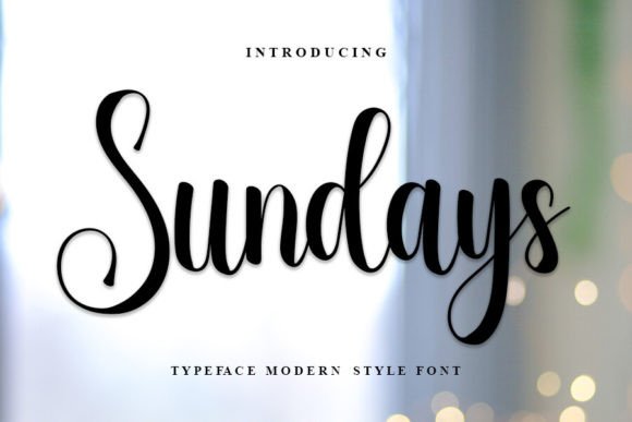 Sundays Font for Creative Campaigns