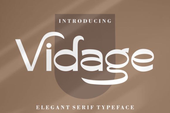 Vidage Font for Elegant Web Design